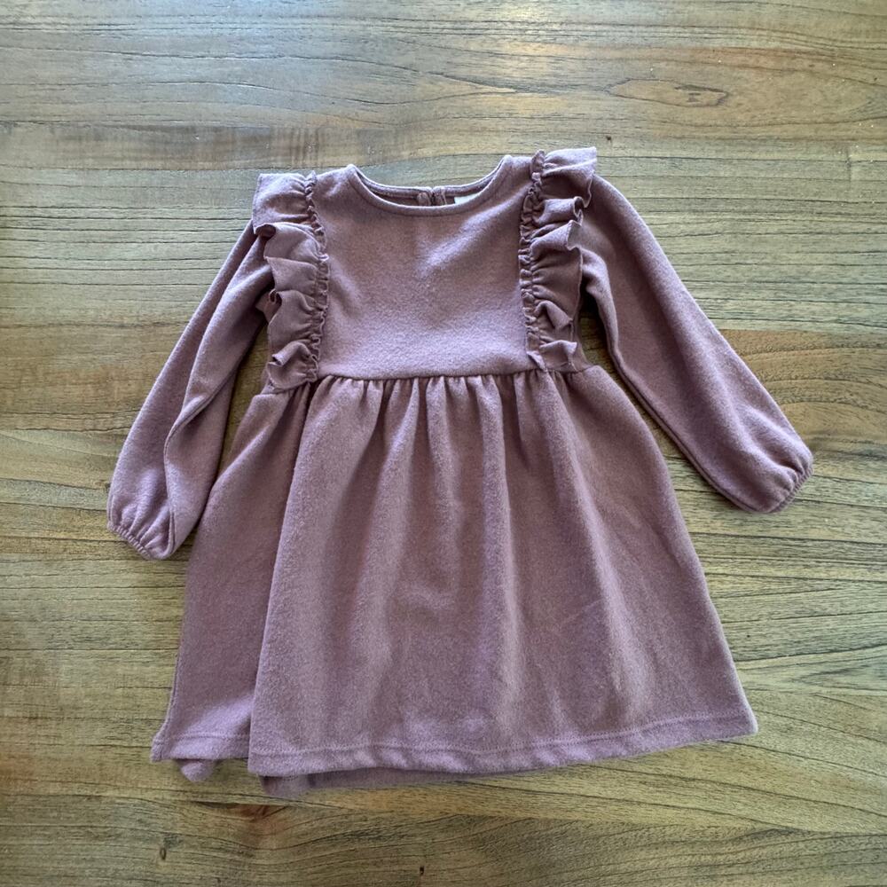 Zara Toddler Girl Long Sleeve Dress - Size 2